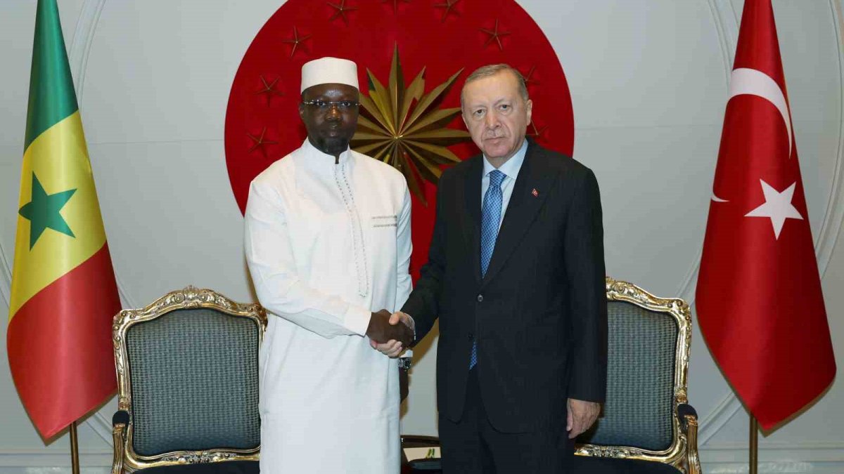 Erdoğan, Senegal Başbakanı Sonko'yu kabul etti