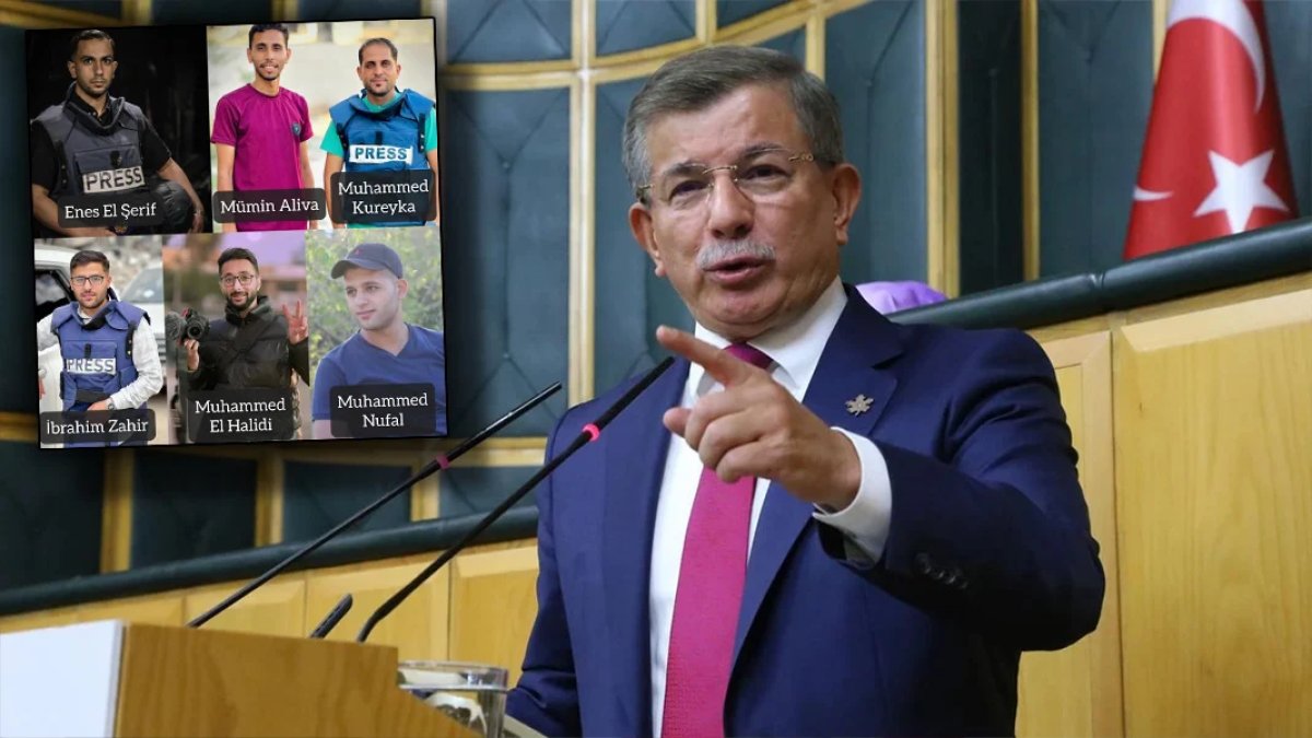 Davutoğlu’ndan gazetecilere çağrı: İnsanlık onuru ve basın özgürlüğü için harekete geçin