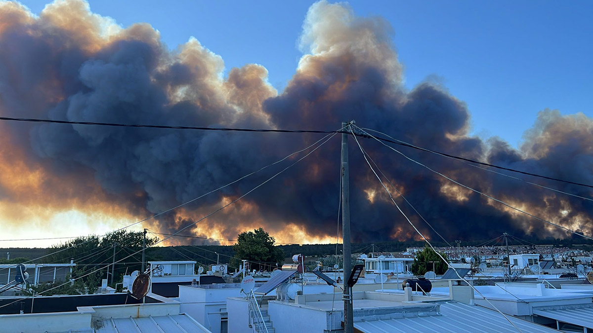 Çanakkale'nin ardından Edirne’de de büyük yangın: Köyler boşaltılıyor