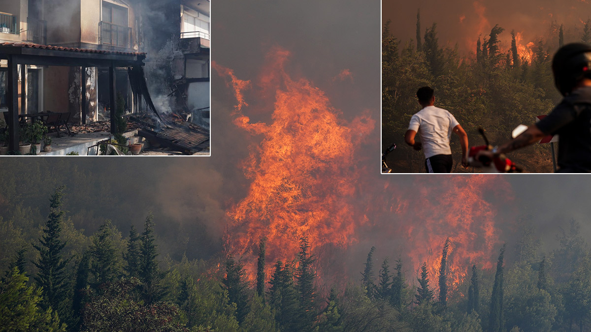 Çanakkale'de orman yangını: Boğaz ve havalimanı kapatıldı, evler ve araçlar yandı, müdahale sürüyor
