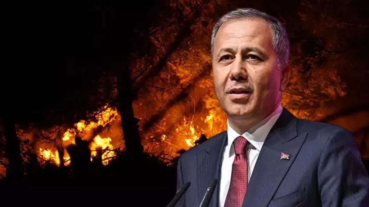 Yerlikaya: Çanakkale'de orman yangınından 348 kişi kurtarıldı