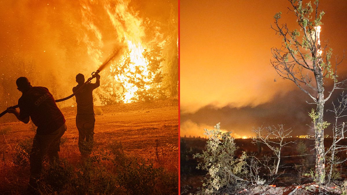 Çanakkale ve Edirne alev alev: Evler ve araçlar zarar gördü, çok sayıda tahliye var