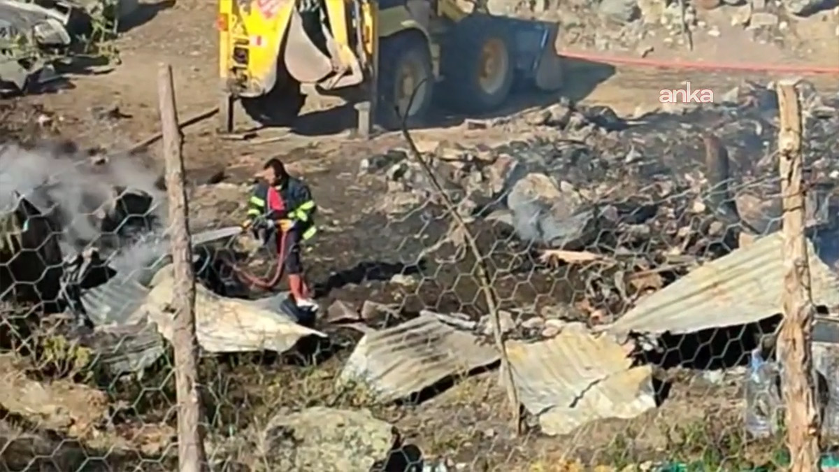 Sinop’ta çıkan yangında ev, ahır, samanlık kullanılamaz hale geldi, bir hayvan öldü