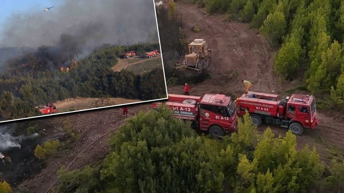 Osmaniye'deki yangından acı haber: Arazöz devrildi, 1 işçi şehit
