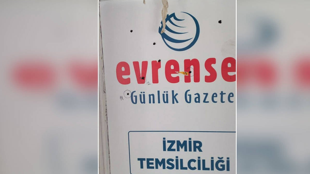 Evrensel Gazetesi'nin İzmir Temsilciliği'ne silahlı saldırı