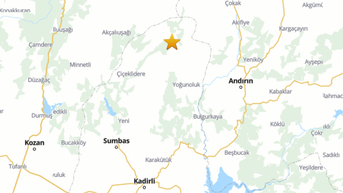 Osmaniye'de korkutan deprem | Son depremler