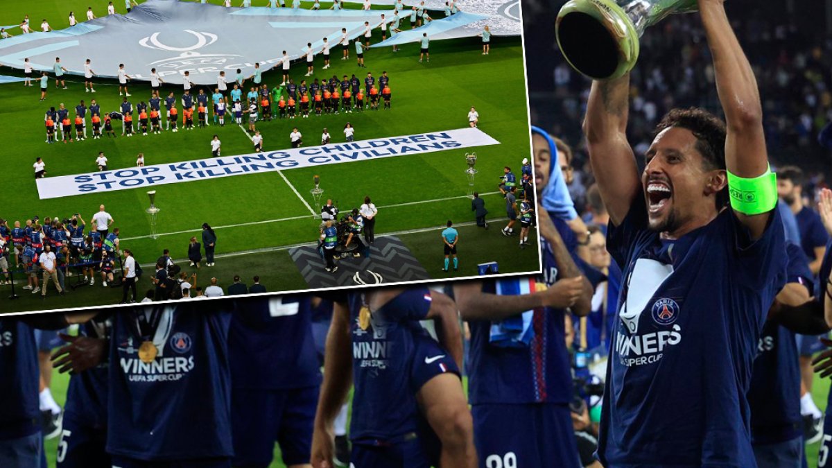 UEFA'dan Süper Kupa maçında İsrail-Filistin çağrısı: 'Çocukları öldürmeyi bırakın'