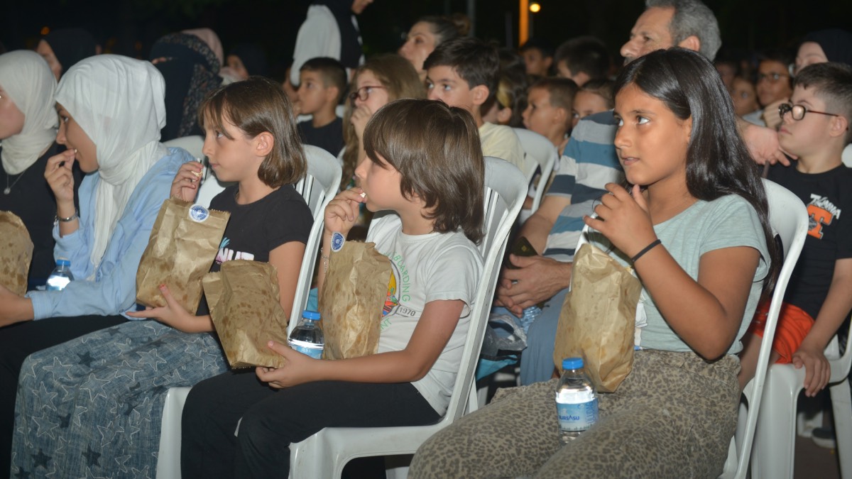Bursa’da çocuklara özel açık hava çizgi film gecesi