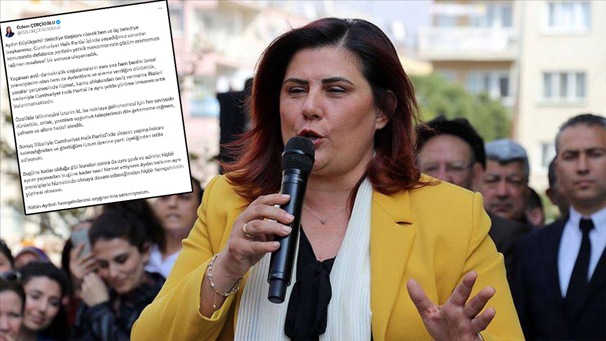 Özlem Çerçioğlu istifasını açıkladı