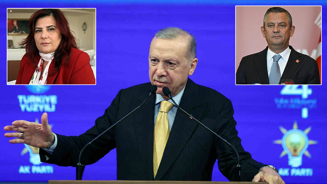 Erdoğan’dan Özel’e Özlem Çerçioğlu cevabı: Pisliğin üzerinde oturmuşlar sağa sola pislik atıyorlar