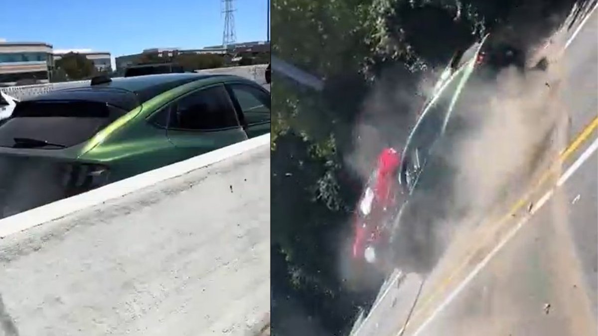 Korku filmi değil gerçek: Ford sahipleri bu videoyu konuşuyor! Otoyolda yaşanan korkunç kaza anı kamerada