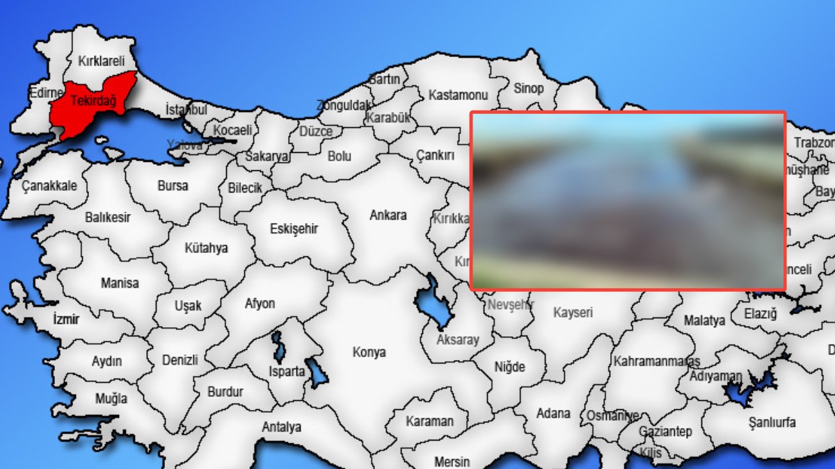 Tekirdağ sahilleri kırmızıya büründü: Fırtına sonrası ortaya çıkan manzara korkuttu!