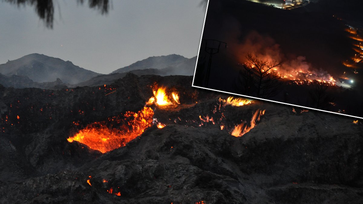 Mersin ve Hatay'da orman yangını: 2 bin 966 kişi tahliye edildi