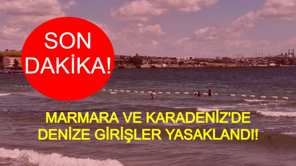 Son dakika: Marmara'nın ve Karadeniz'in en popüler sahillerinde denize girmek yasak! Girenlere para cezası!