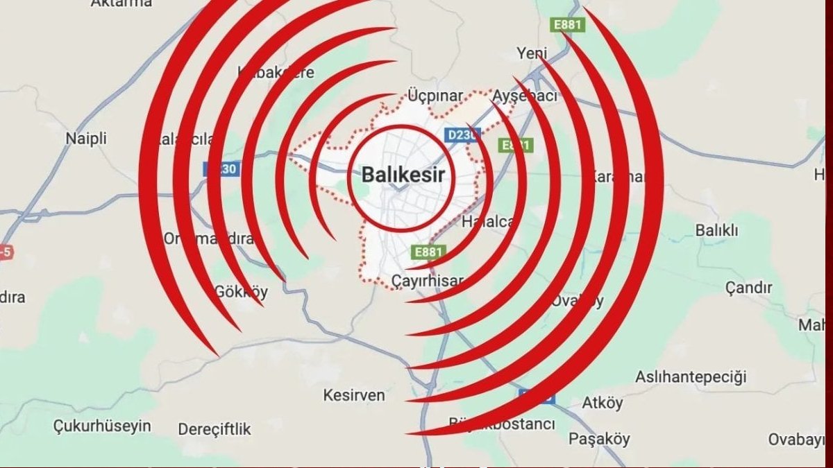 AFAD duyurdu: Balıkesir yine sallandı