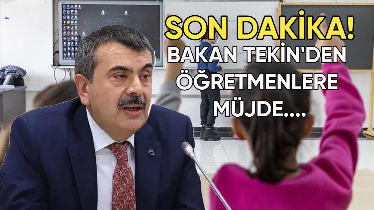 Son dakika! Milli Eğitim Bakanı Tekin'den öğretmenlere müjde: İkinci il dışı tayini yapılacak!
