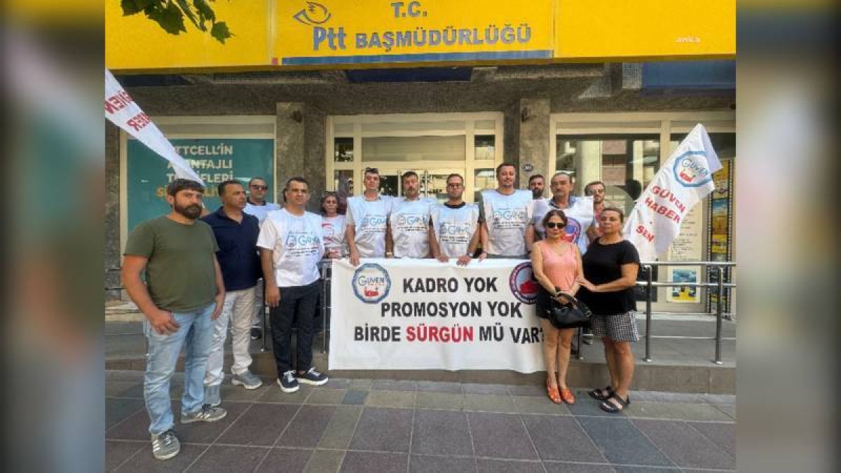 PTT’den iş bırakma eylemine katılım yasağı