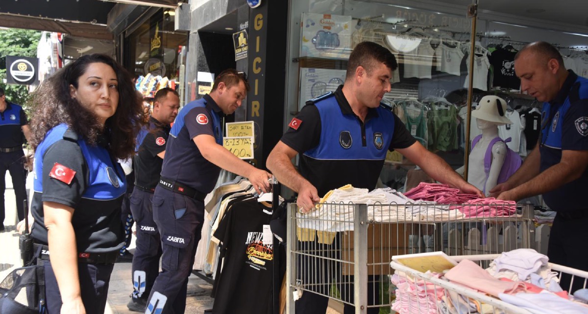 Manisa’da kaldırım kullanımına yönelik denetimler sürüyor
