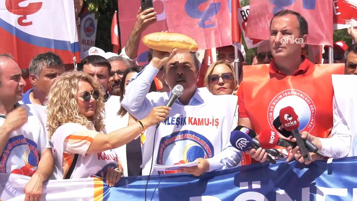 Birleşik Kamu-İş, Çalışma ve Sosyal Güvenlik Bakanlığı'na yürüdü: Kendimizi sefalete mahkum ettirmeyeceğiz