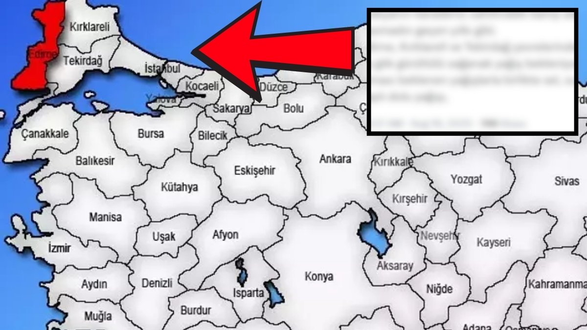 Trakya için korkutan uyarı! Prof. Orhan Şen: Geçen yılki felaket yaşanabilir dikkat