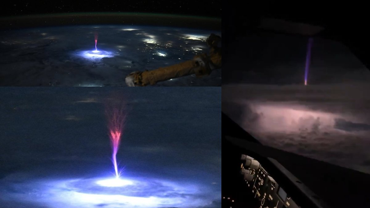 NASA paylaştı: Uzay istasyonundan görüntülenen nadir 'Dev Jet' olayı nefes kesti