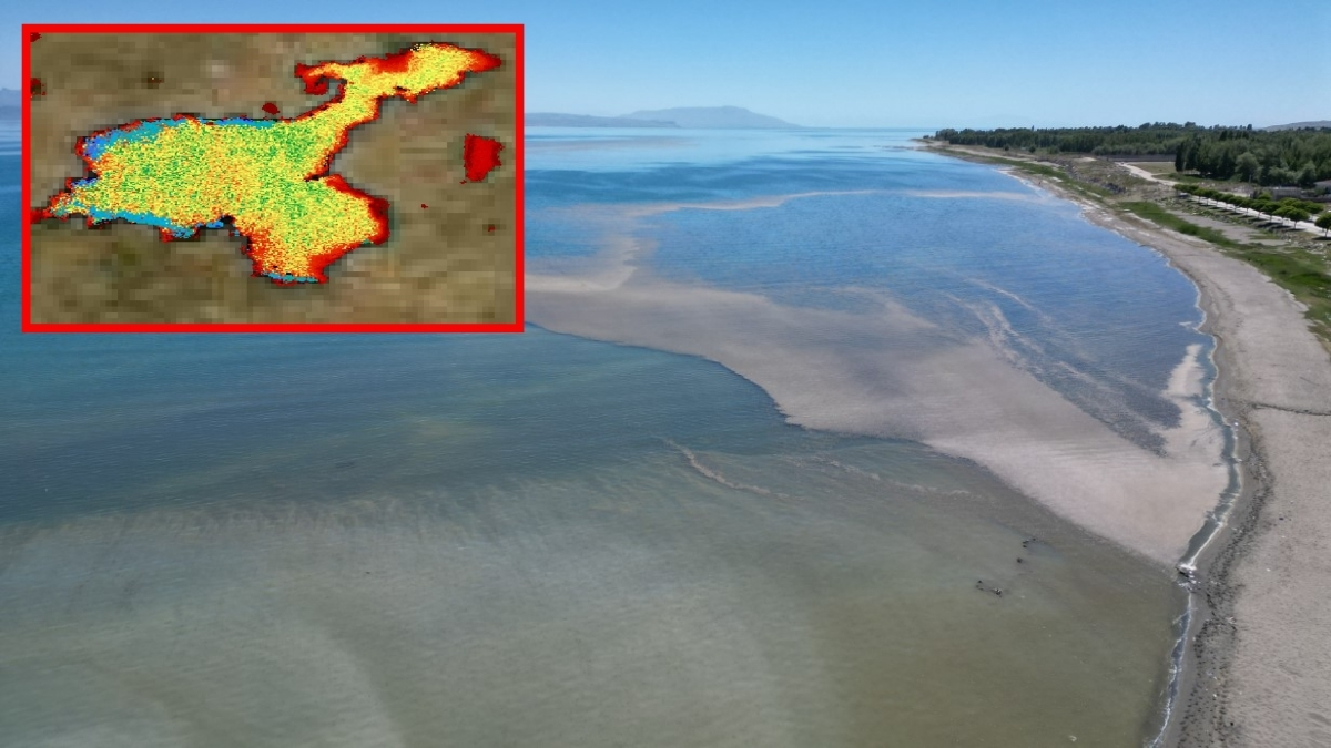 Kuraklığın acı görüntüsü! Türkiye’nin en büyük gölü tehlike altında: Van Gölü alarm veriyor