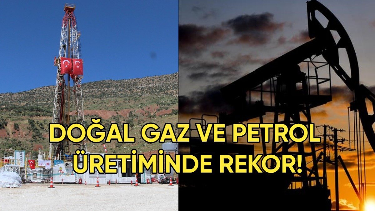 Türkiye’nin enerji üretimi temmuz ayında rekor kırdı: Petrolde 4 milyon varil, doğal gazda 288 milyon metreküp