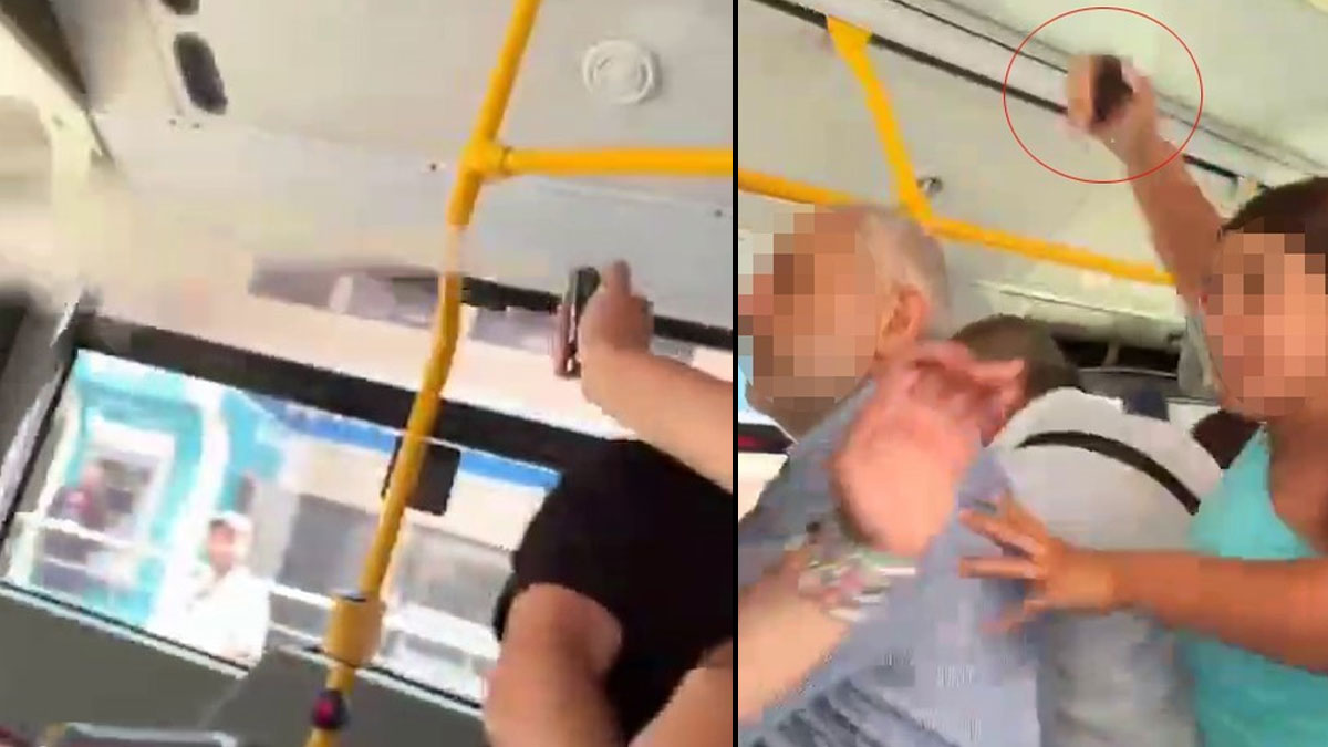 İETT otobüsünde yolcu şoföre biber gazı sıktı