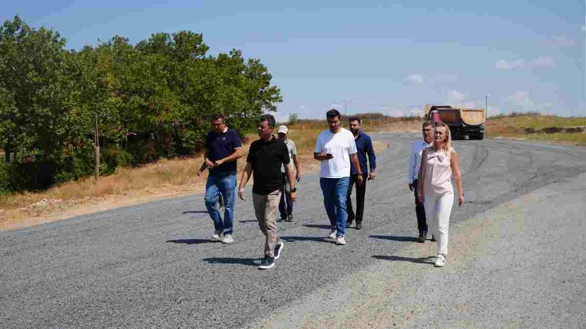 Başkan Sarıkurt, Çorlu'da devam eden çalışmaları inceledi