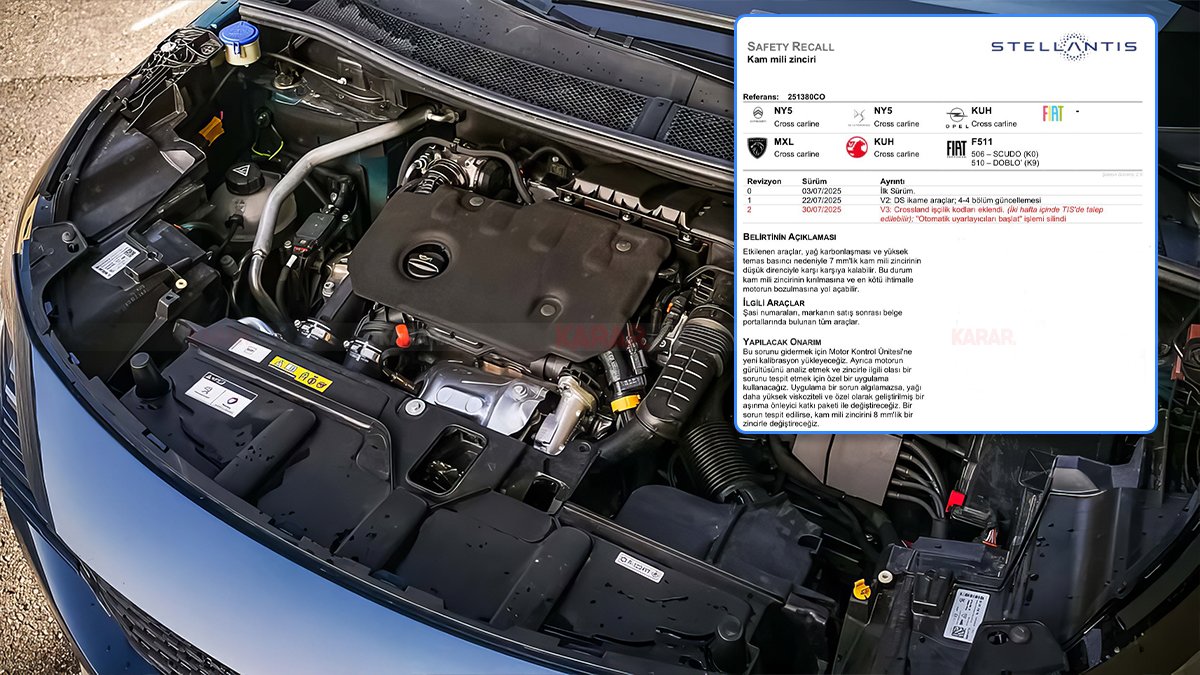 Stellantis Türkiye, 50 binden fazla dizel motorlu aracı geri çağırdı!