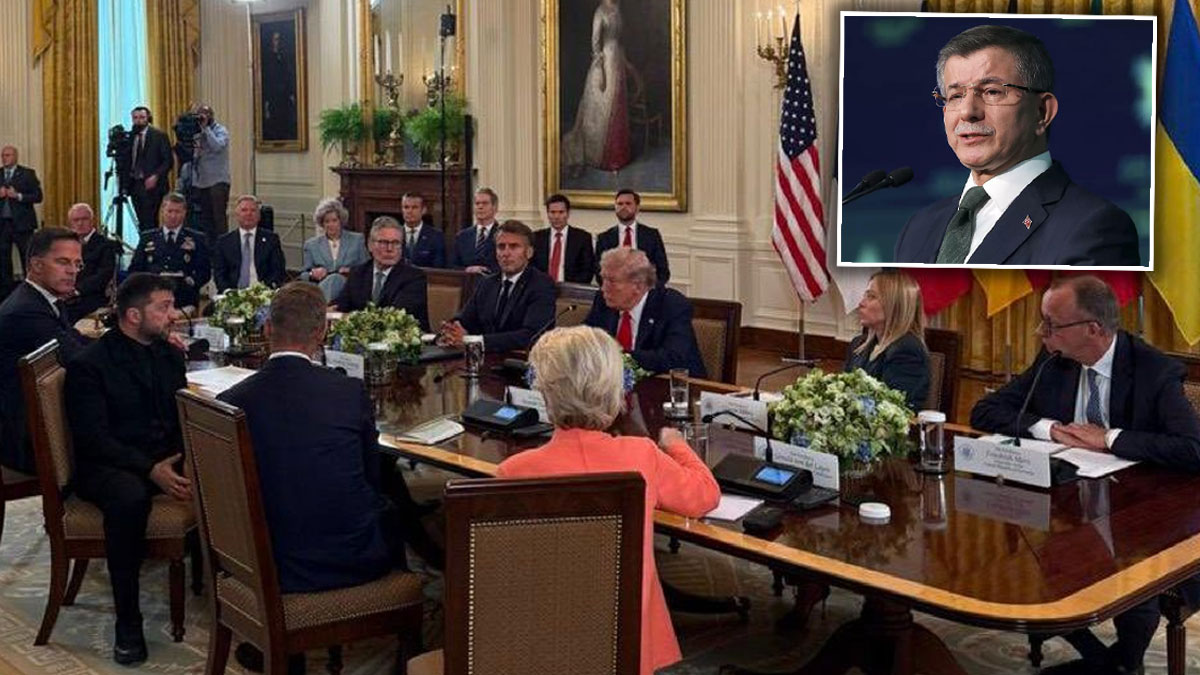 Davutoğlu Oval Ofis zirvesindeki fotoğrafı yorumladı: “Masada değilseniz menüdesinizdir”