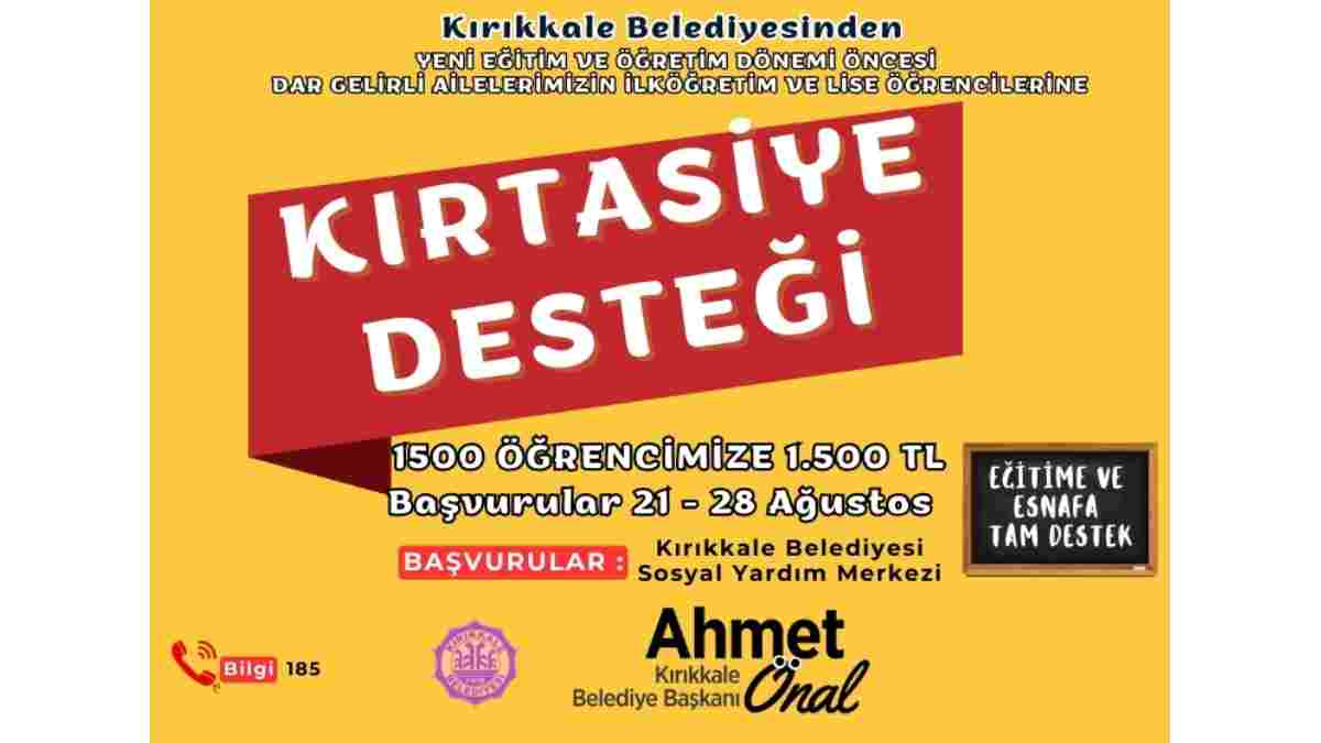 Başkan Önal: “Kırtasiye desteği ile öğrencilerin yanındayız”