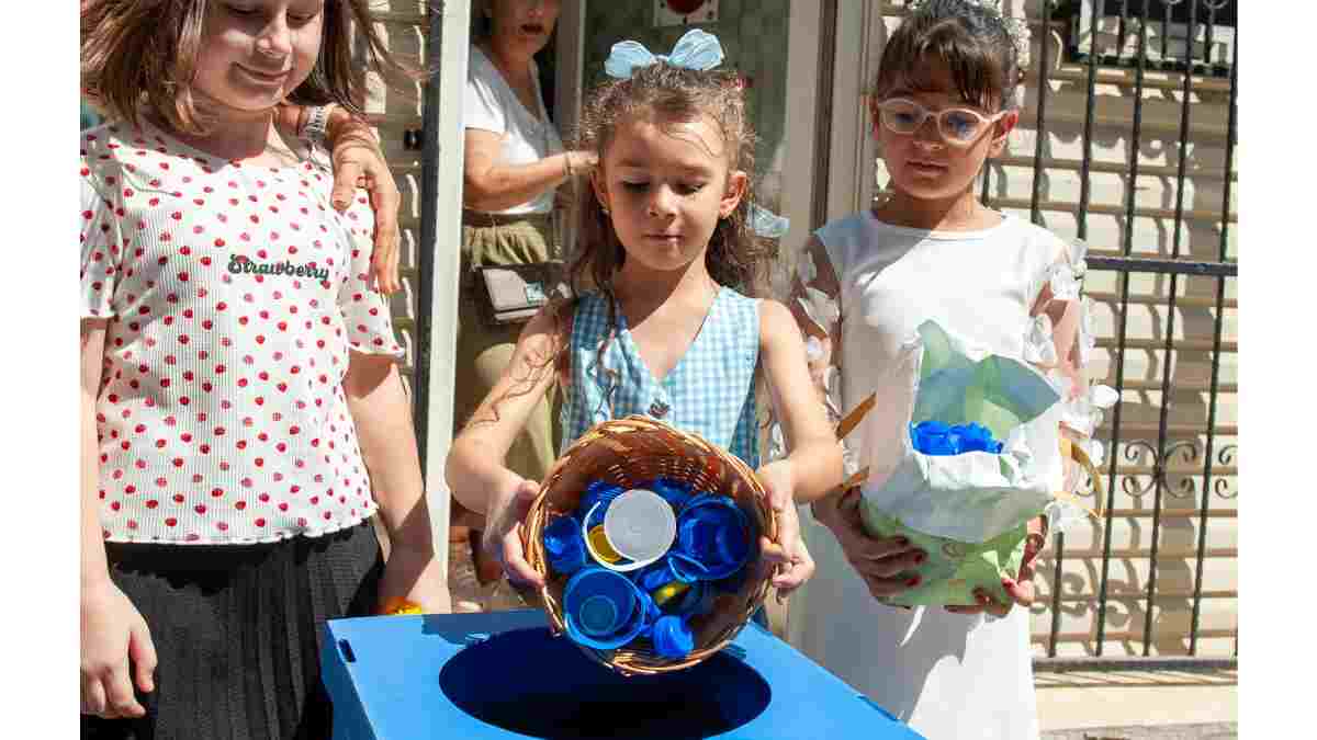 Karşıyakalı çocuklardan “Mavi Kapak” projesine tam destek