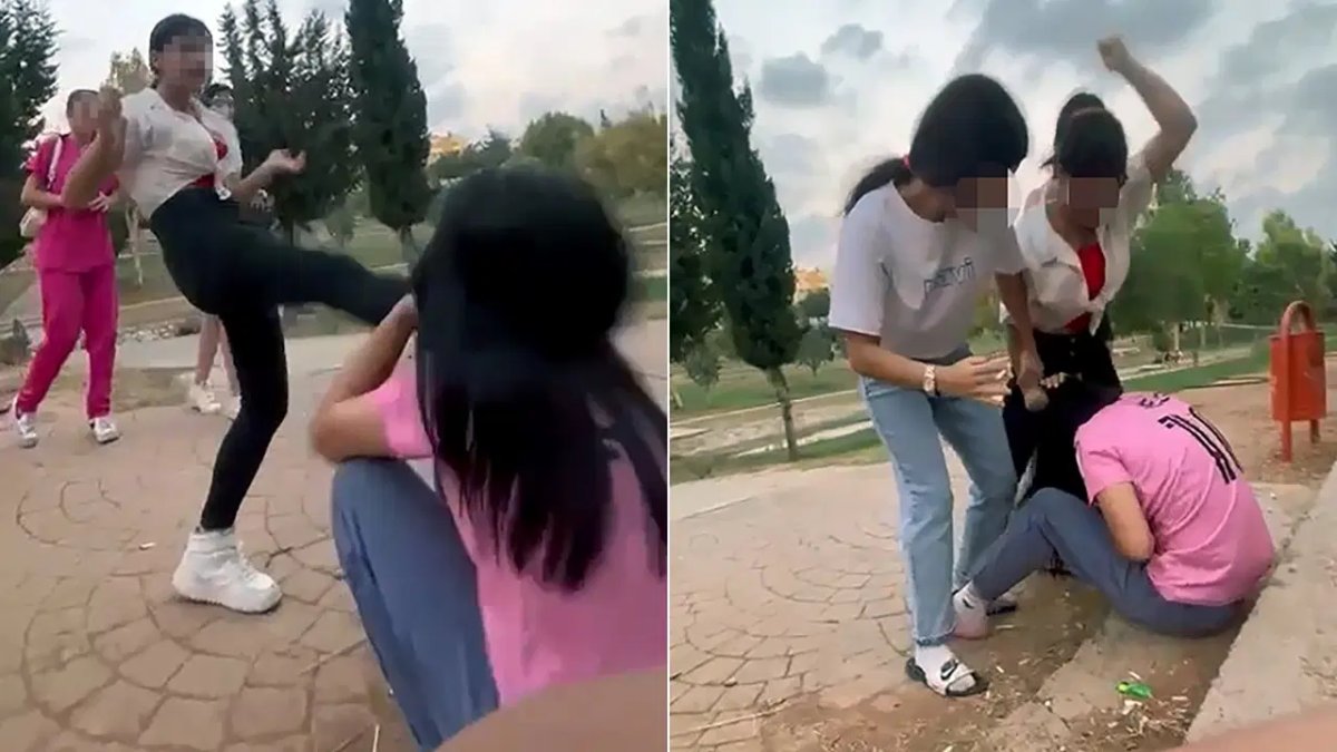 Mersin'de akran zorbalığı: Tartıştığı kızı tekme ve yumrukla darbetti