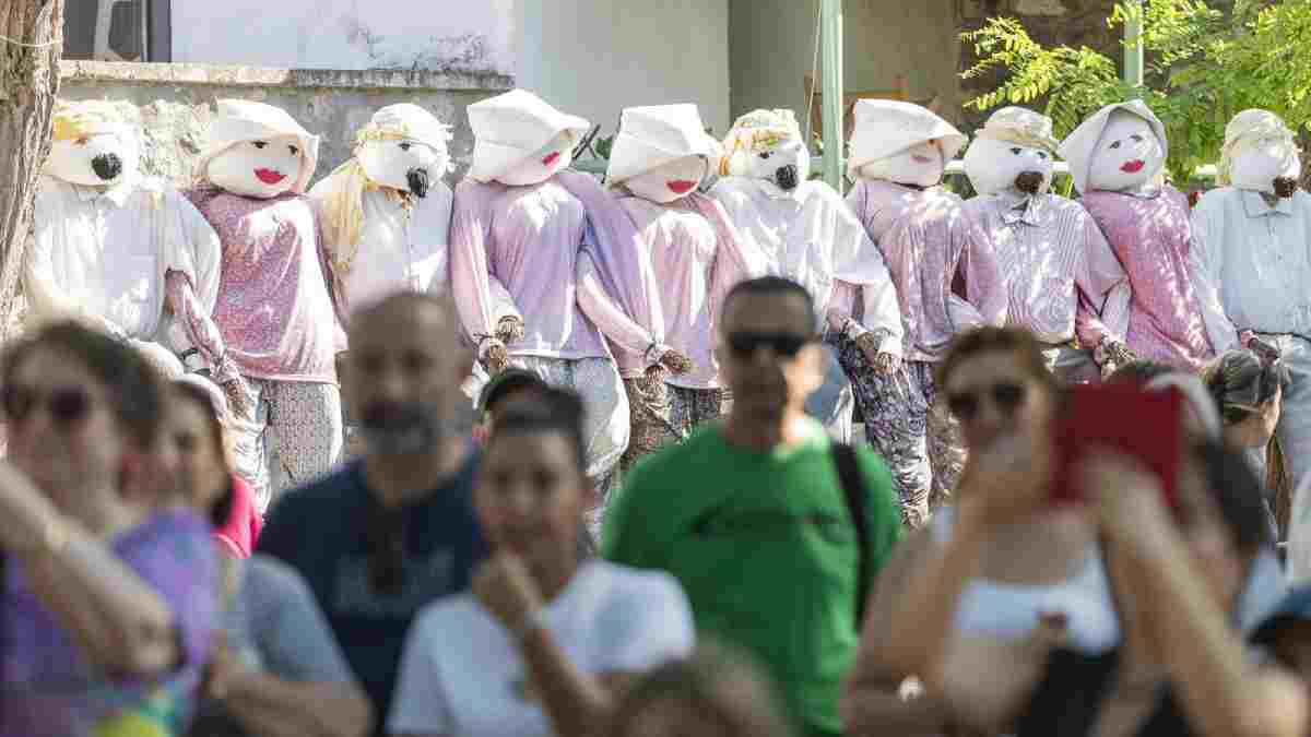 Oyuk Festivali, renkli görüntülere sahne oldu