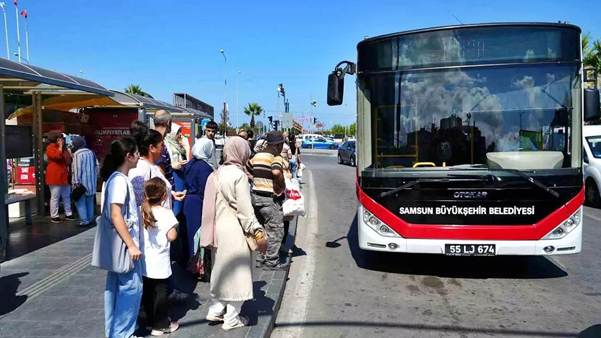 Samsun'da artık özgürce seyahat edeceksiniz! SBB'den sevindiren karar