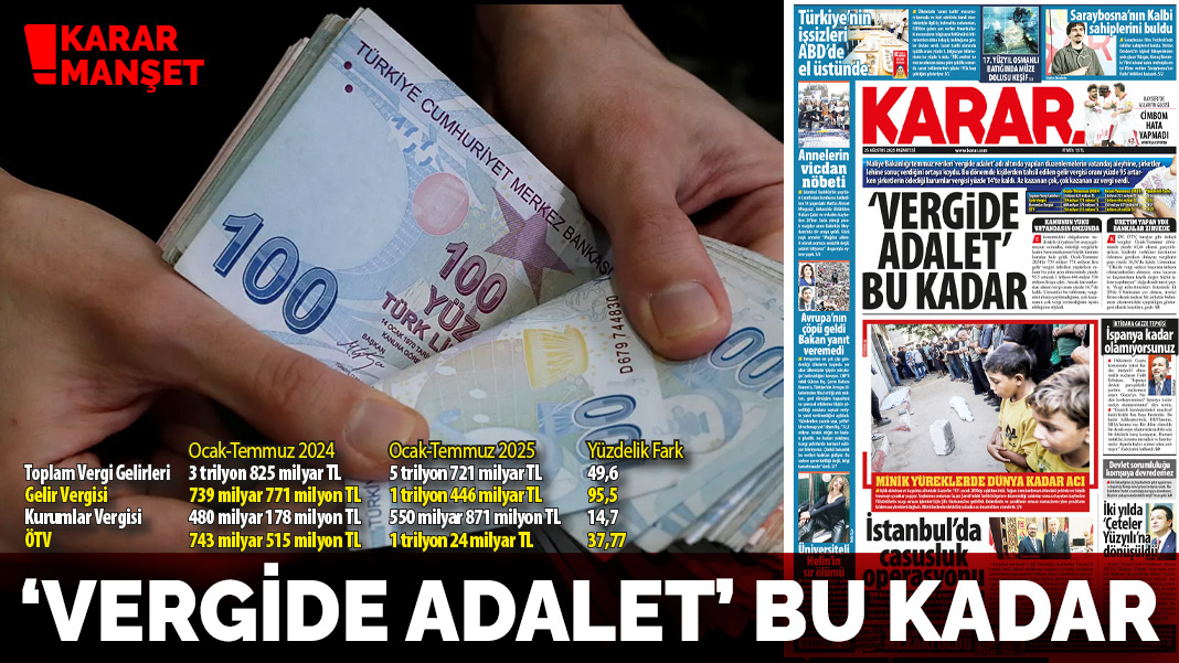 'Vergide adalet' bu kadar