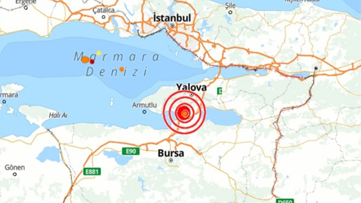 Bursa'da deprem