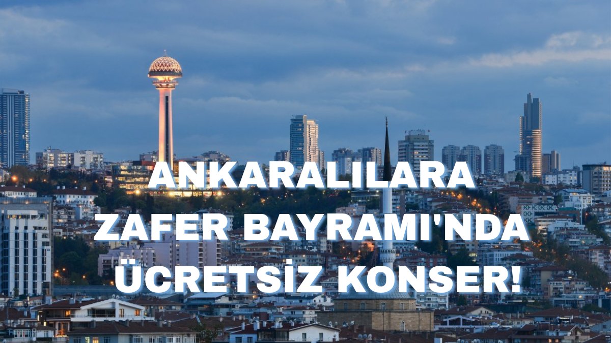 ABB duyurdu! Ankaralıların ücretsiz Can Ozan Konseri o tarihte: Zafer Bayramı kutlamaları belli oldu