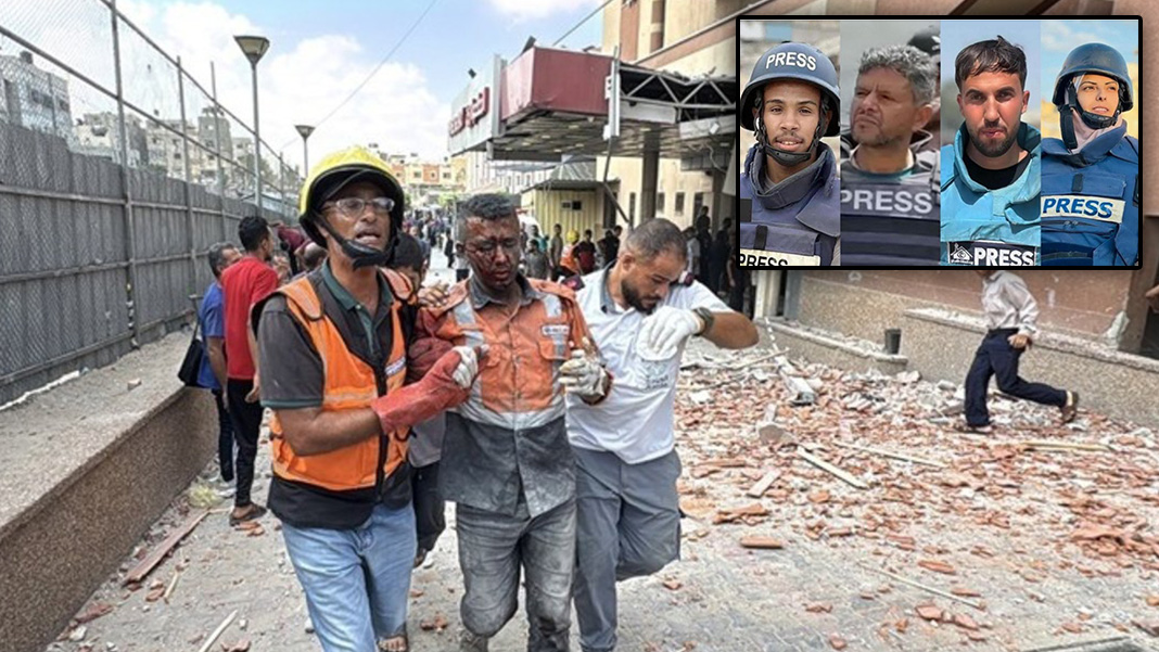 İsrail’in katliamı canlı yayında: Yaralıları kurtaran ekibe bomba