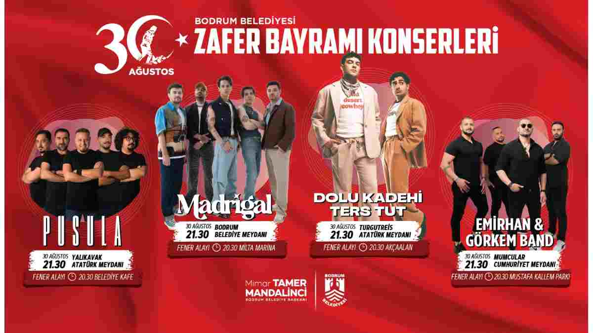 Bodrum Zafer Bayramı’na hazırlanıyor