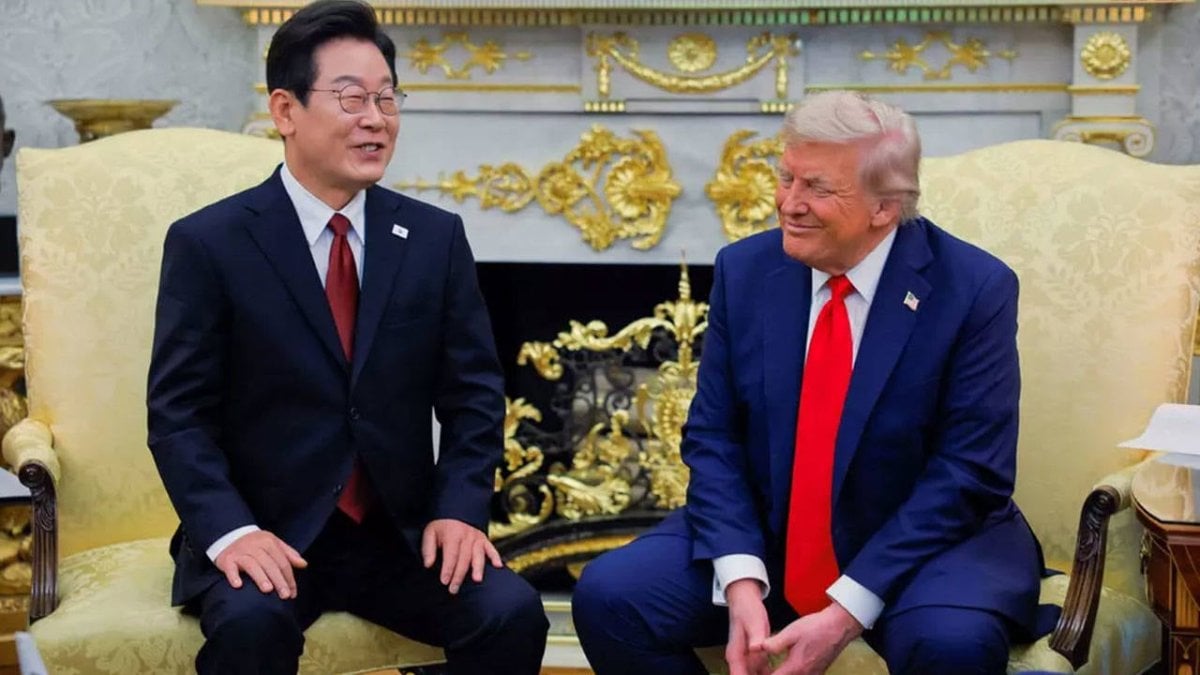 Güney Kore Başkanı Lee ve Trump ilk kez yüz yüze görüştü