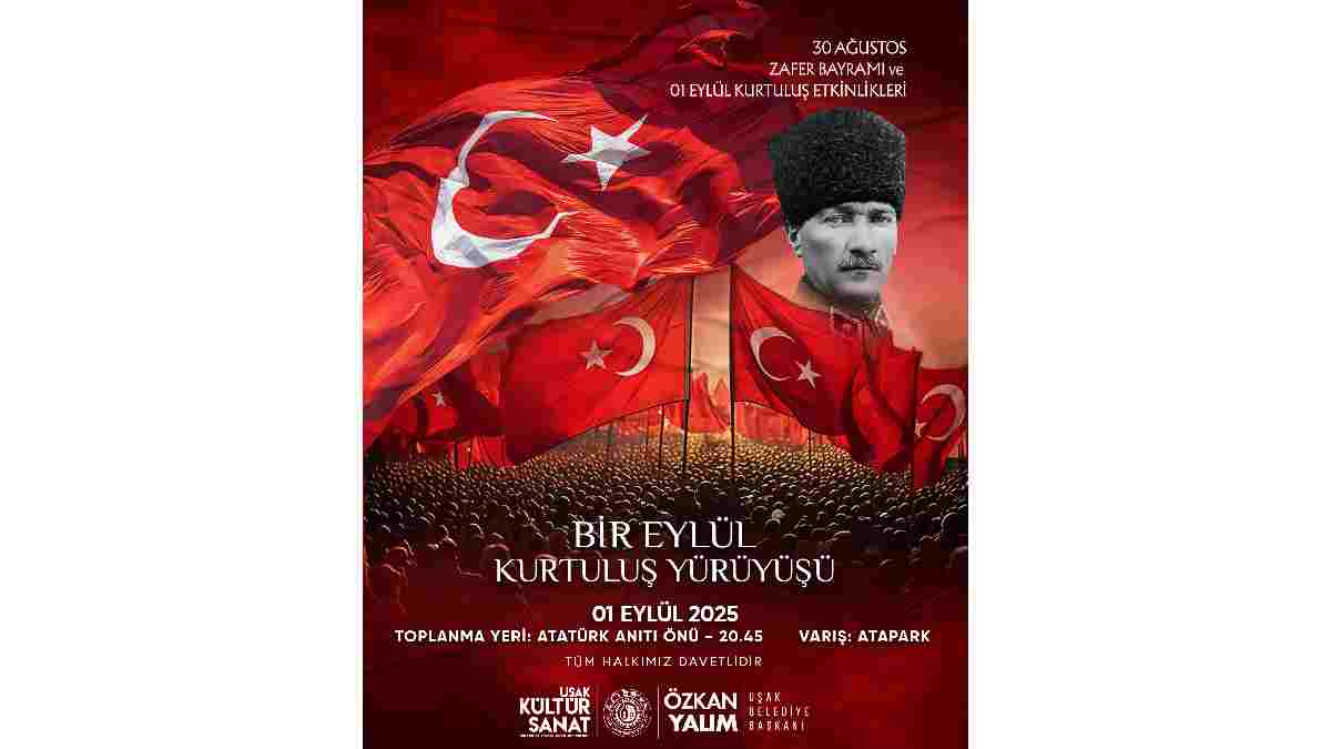 Uşak, 30 Ağustos ve 1 Eylül coşkusuna hazır