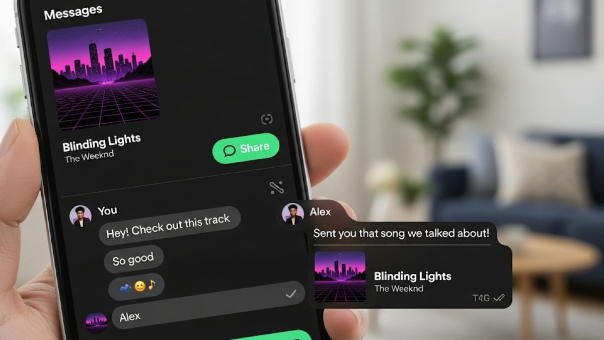 Spotify'a "Mesajlar" özelliği geldi: Müzik paylaşımı artık sohbetle birleşiyor