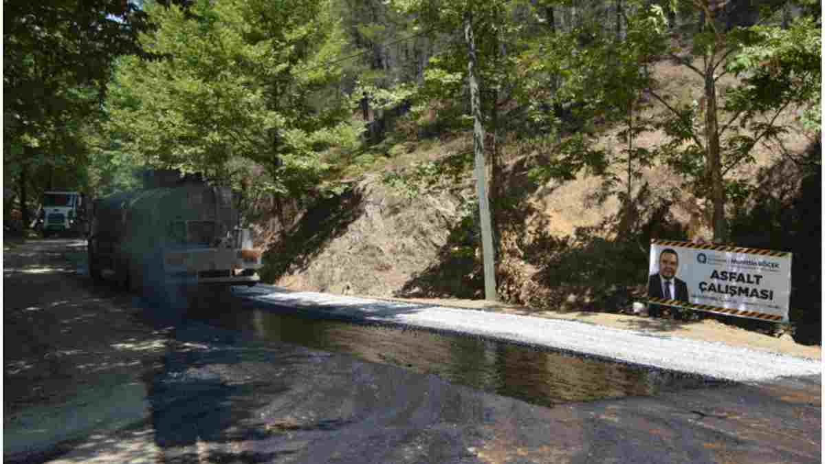 Çiçekoluk’ta 40 yıllık asfalt özlemi sona erdi