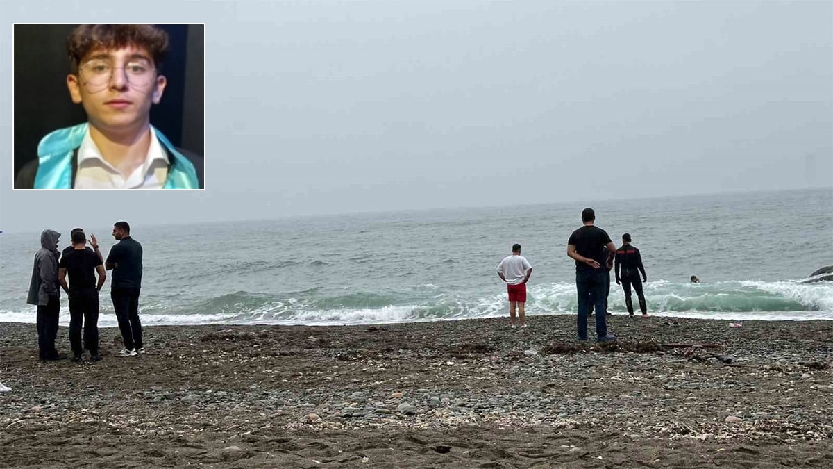 Trabzon’da 13 yaşındaki çocuk denizde dalgalara kapılarak kayboldu