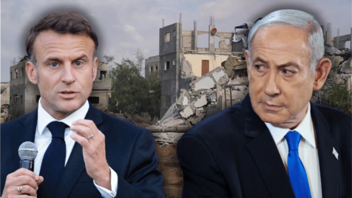 Macron'dan Netanyahu'ya "savaşı durdurun" mektubu: Gazze'nin işgali asla zafer getirmeyecek