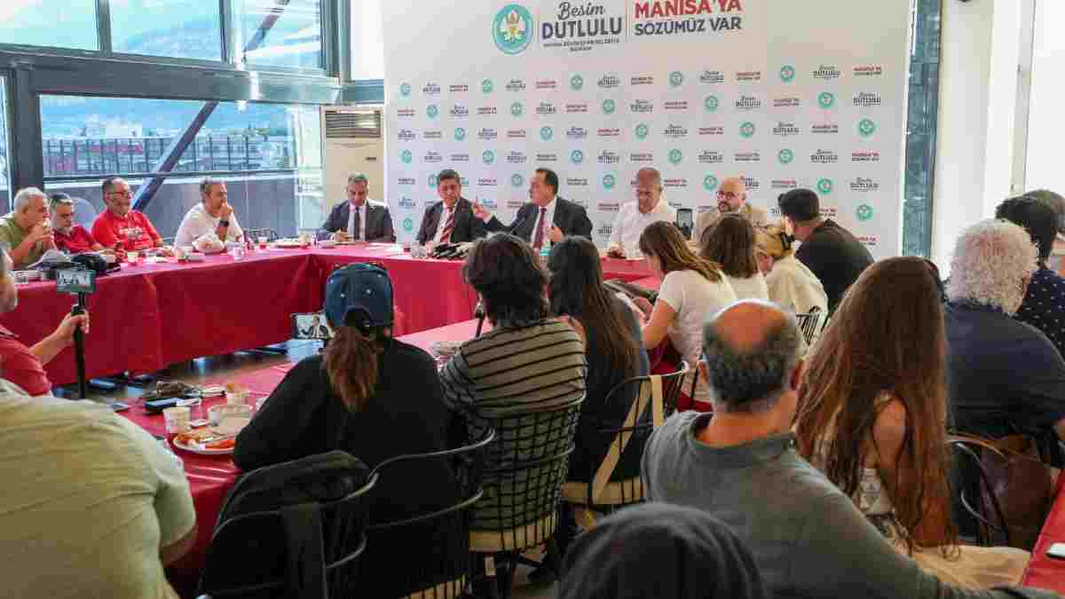 Başkan Dutlulu basın mensuplarıyla buluştu