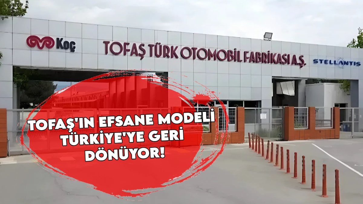 TOFAŞ'ın efsane modeli Türkiye'ye geri dönüyor: Koç Holding'ten resmi açıklama geldi