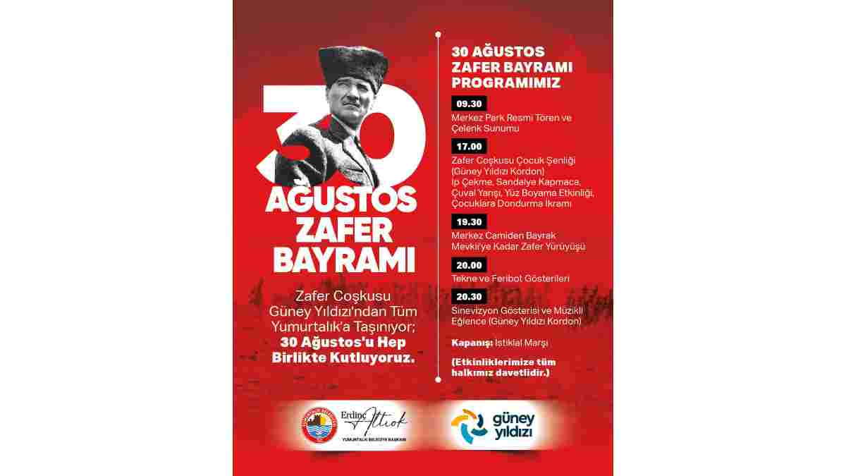 Zafer coşkusu, tüm Yumurtalık’ı sarıyor